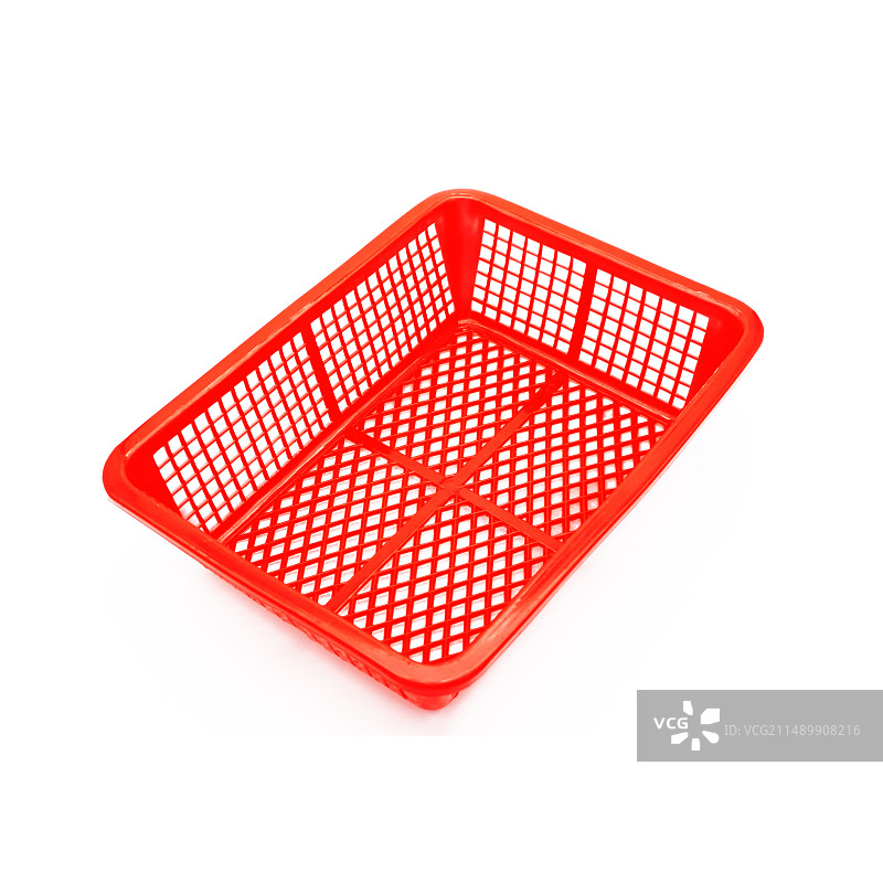 红色塑料收纳盒是用于整理杂物的常见容器，可摆放于家居或仓库中。它们用于分类、储藏和保鲜物品，整洁摆放图片素材
