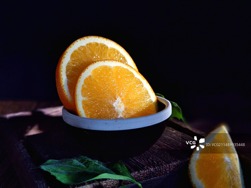 静物：橙子特写图片素材