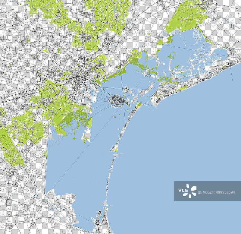 威尼斯地图图片素材