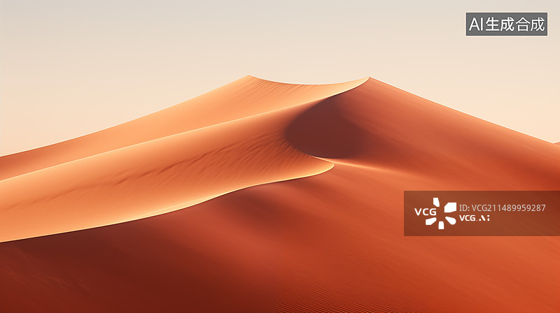【AI数字艺术】戈壁滩，沙漠风景，沙漠背景，环境问题，环境保护图片素材
