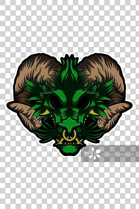 有角龙图片素材