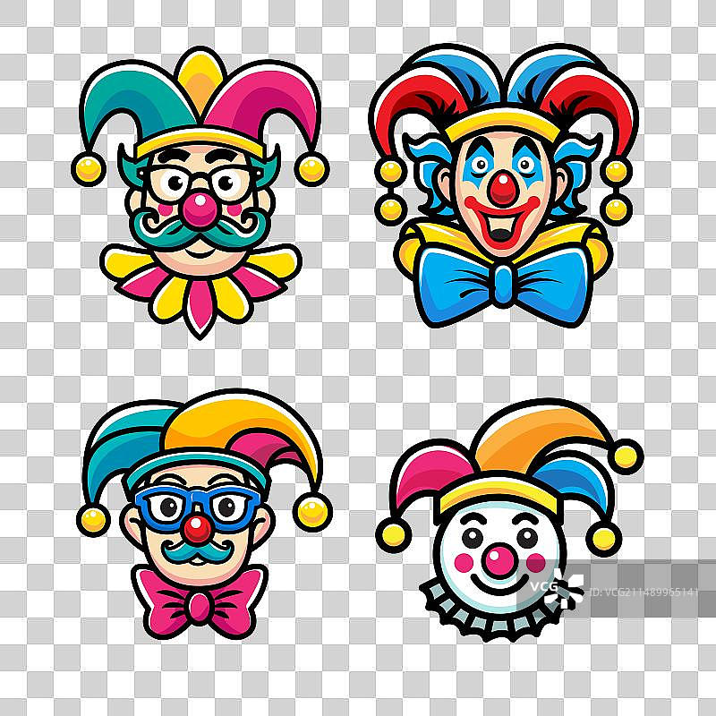 愚人节小丑角色图片素材