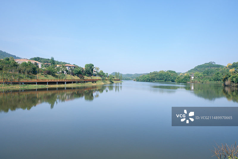 重庆铜梁玄天湖公园图片素材