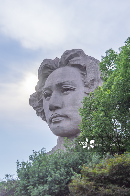 湖南长沙橘子洲青年艺术雕像图片素材
