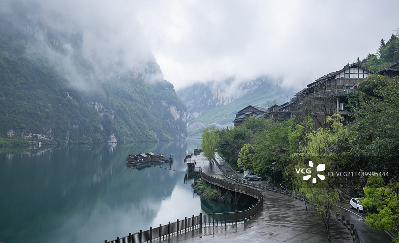 重庆酉阳龚滩古镇图片素材