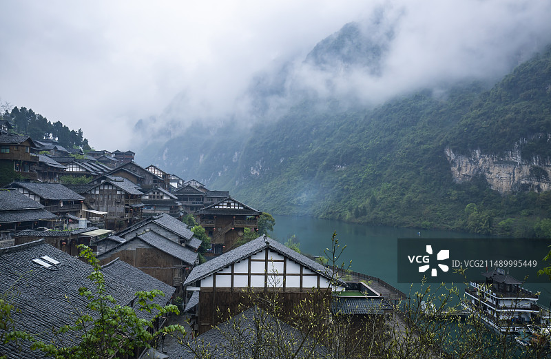重庆酉阳龚滩古镇图片素材