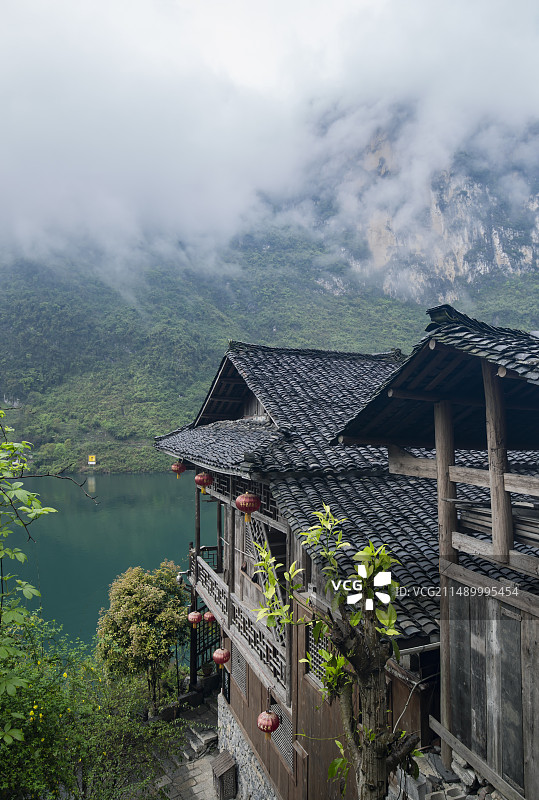 重庆酉阳龚滩古镇图片素材