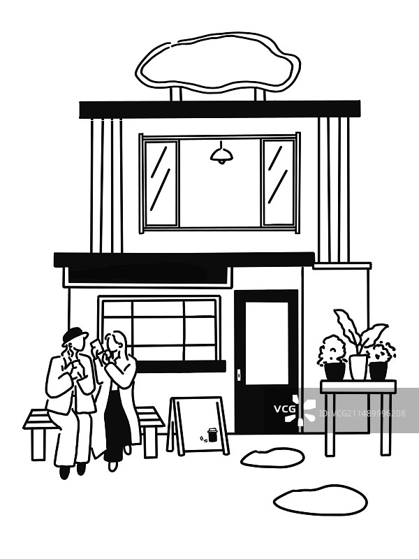 咖啡屋图片素材