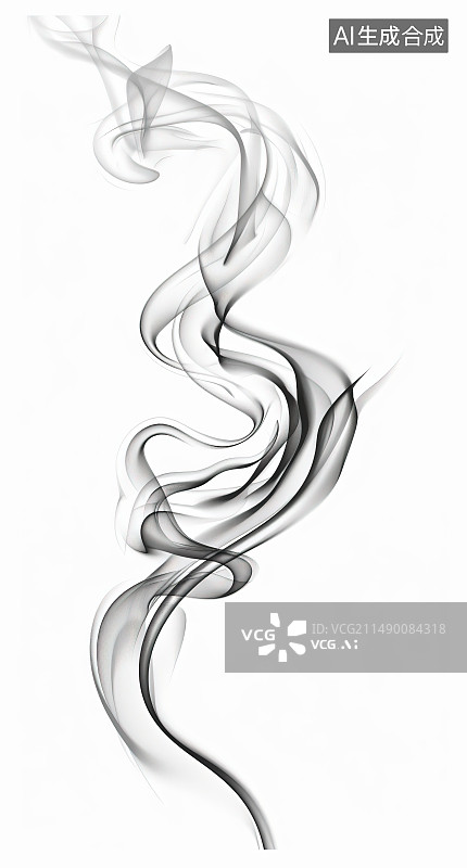 【AI数字艺术】白色背景下抽象图案的特写镜头图片素材