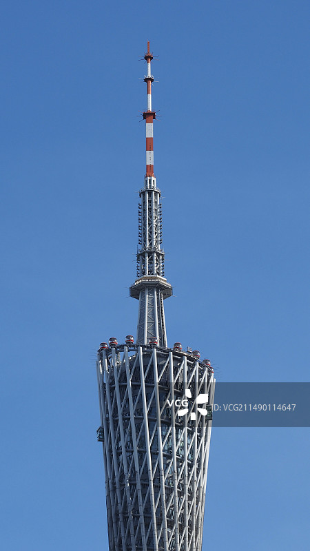 广州市的地标-广州塔图片素材