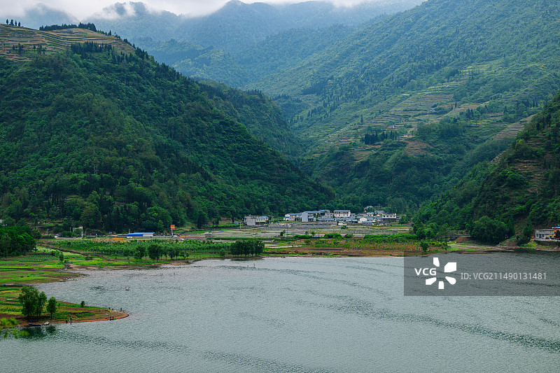 凉山州马湖风光图片素材