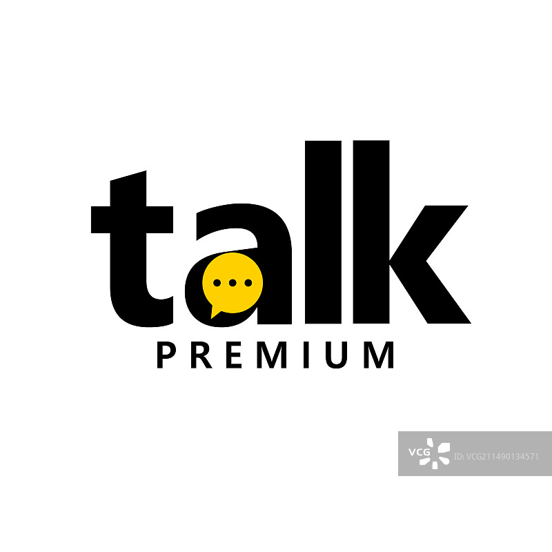 对话语音聊天信件Logo图标设计图片素材