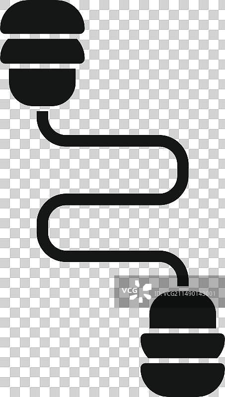 简易耳塞图标图片素材