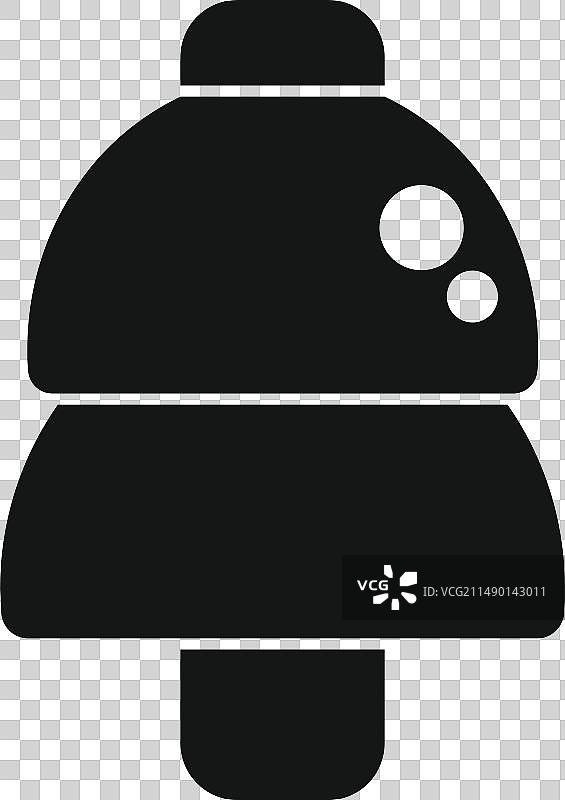 简单的声音听力橡皮耳塞图标图片素材