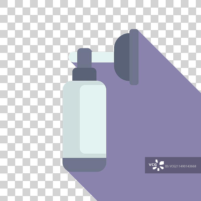 氧气瓶浓缩器扁平图标图片素材