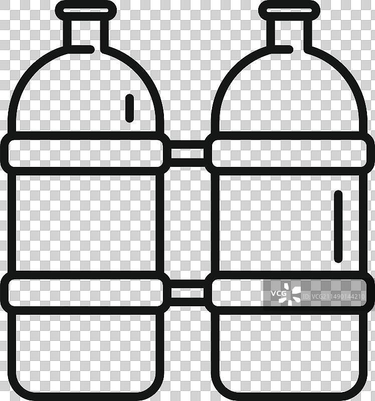 医用氧气球图标轮廓空气图片素材