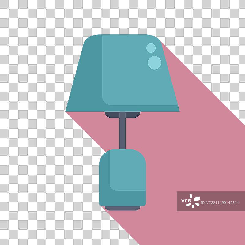 家具装饰灯扁平图标图片素材