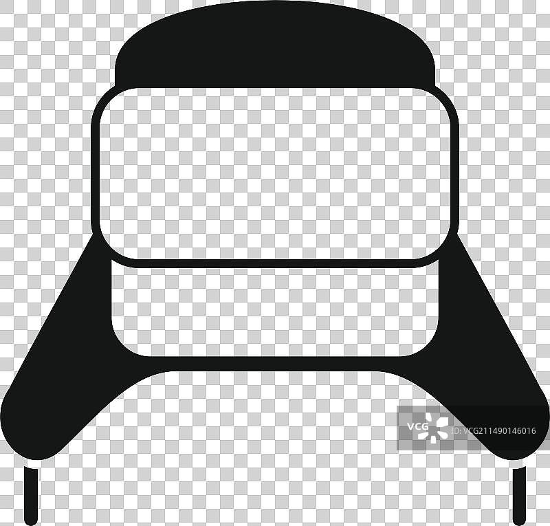 冰钓冬季帽子简约季节图标图片素材