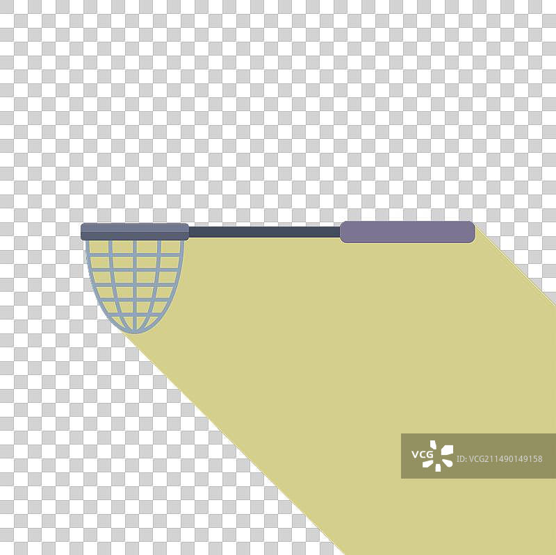 捕鱼网图标扁平露营图片素材