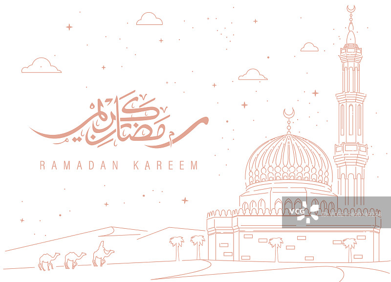 开斋节快乐图片素材