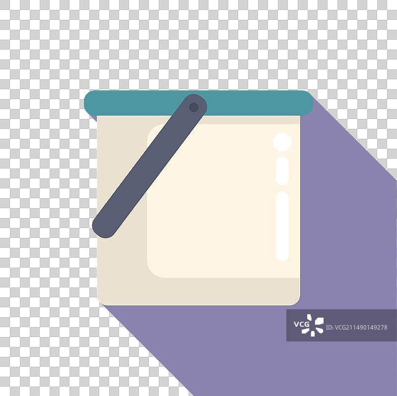 冰钓手提包扁平图标假日户外图片素材