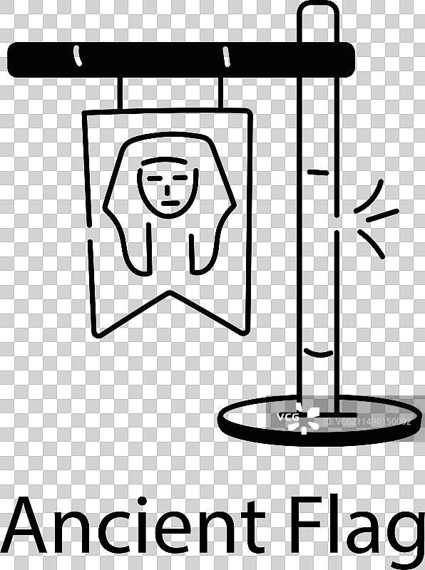 古代旗帜图片素材