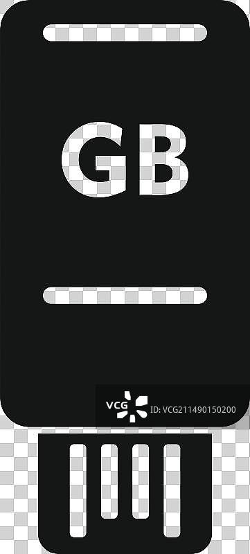 高速USB盘图标 简约固态图片素材