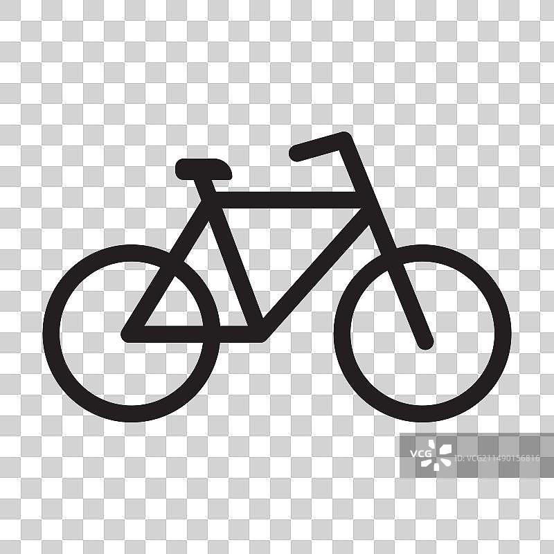 自行车图标图片素材