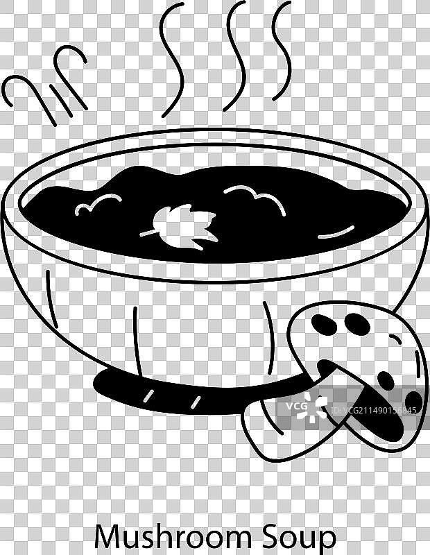 蘑菇汤图片素材