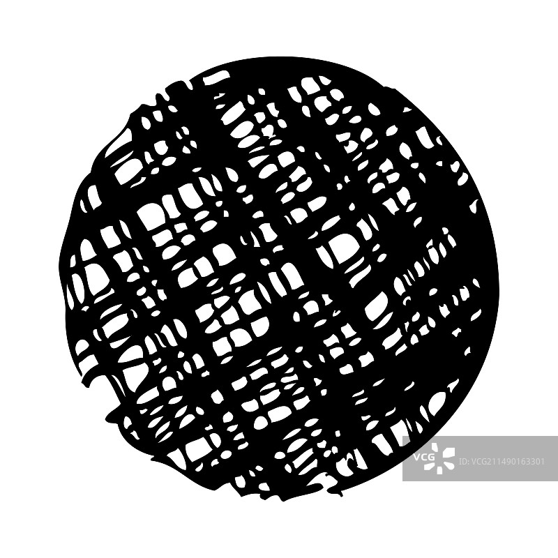 圆形手绘涂鸦草图图片素材