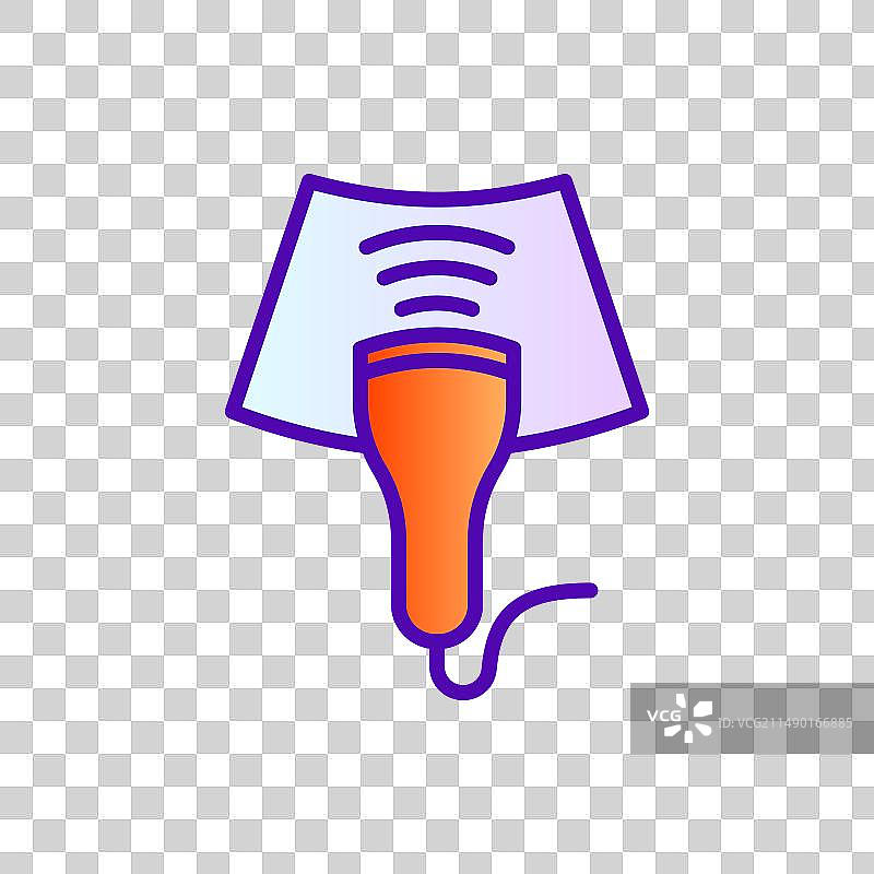 超声波细线图标医疗设备图片素材