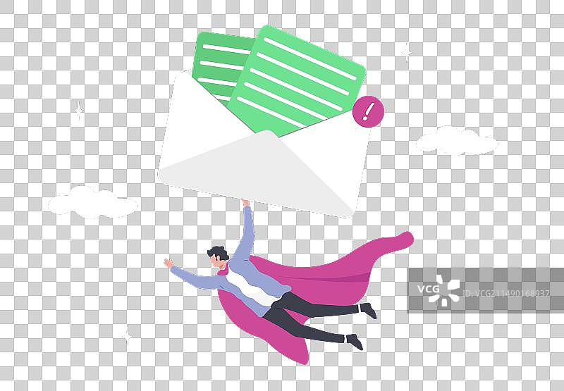 邮件送达的短信通知图片素材