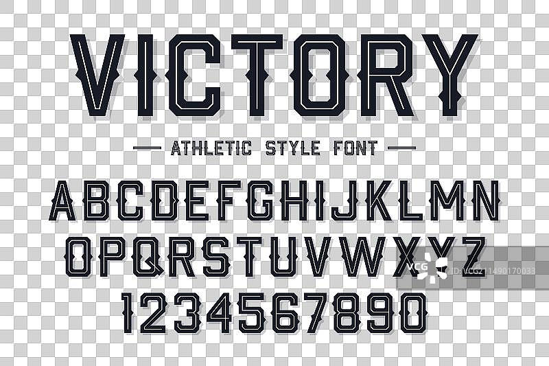 运动风格字体图片素材