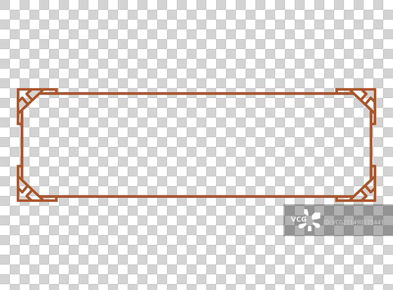 中国传统文化古典国风边框插画元素图片素材