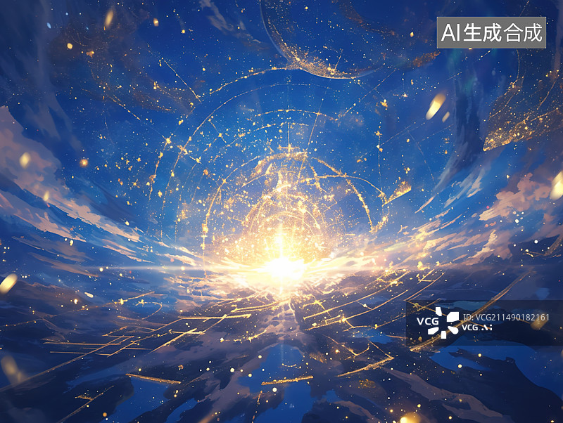 【AI数字艺术】未来科技全系宇宙背景图图片素材
