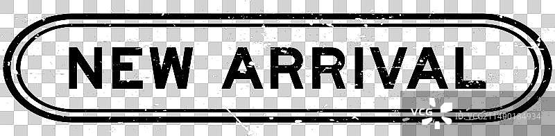 黑色Grunge风格新品上市印章图片素材