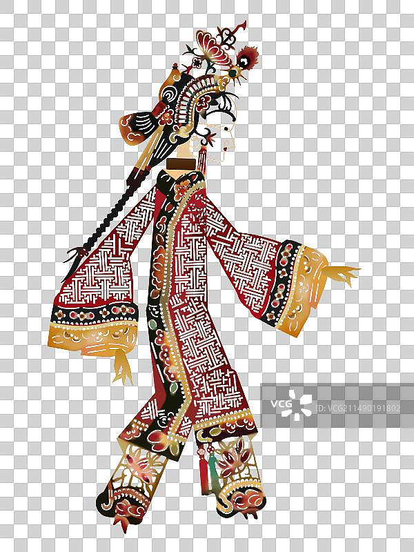 非遗文化艺术传承国粹皮影图片素材