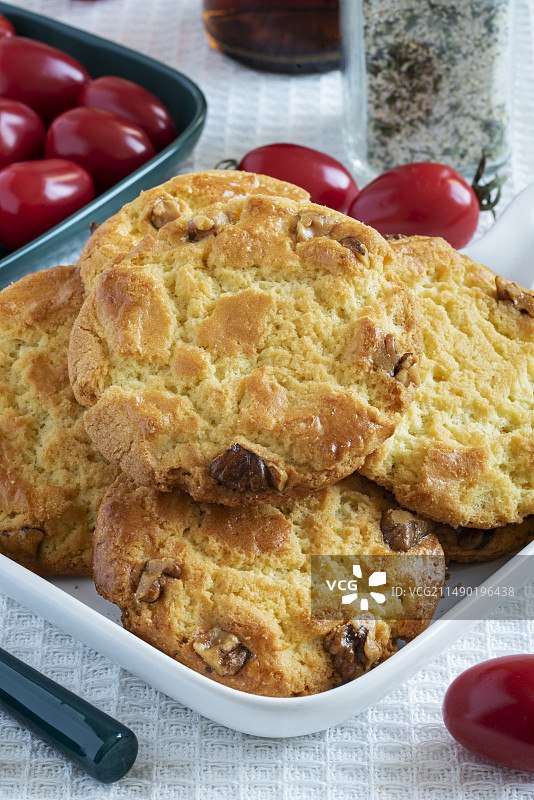 有核桃仁的桃酥图片素材