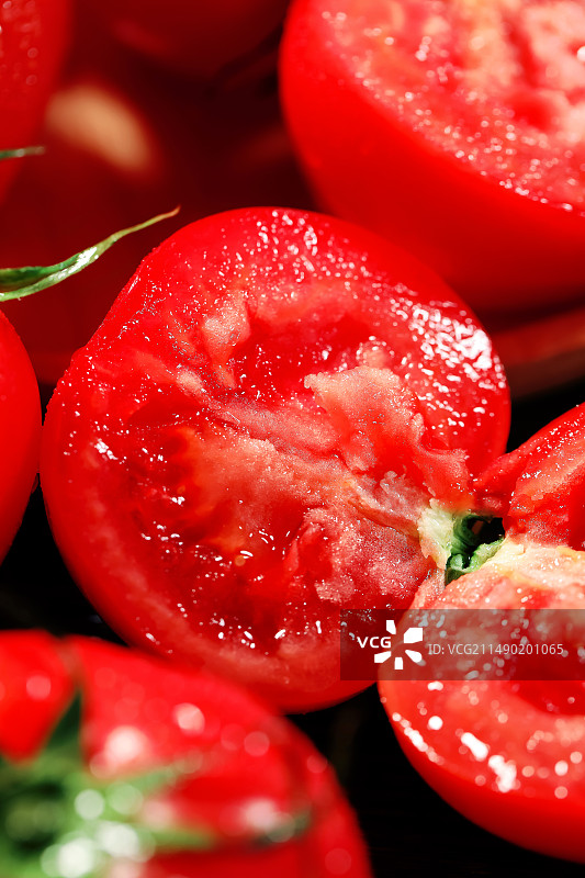 泾阳县普罗旺斯番茄西红柿特写图片素材