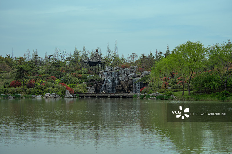 扬州蜀冈瘦西湖风景名胜区自然风光图片素材