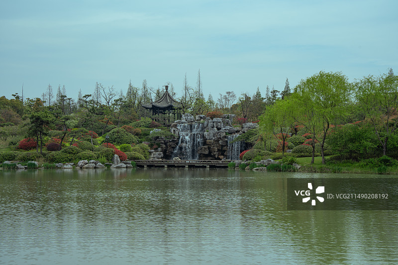 扬州蜀冈瘦西湖风景名胜区自然风光图片素材