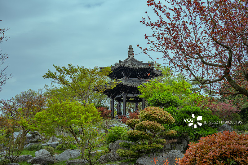 扬州蜀冈瘦西湖风景名胜区自然风光图片素材