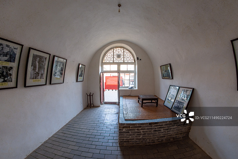 山西省晋中市昔阳大寨村 陈永贵故居图片素材