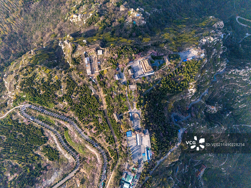 河南郑州新密黄帝故里始祖山具茨山景区特写镜头图片素材