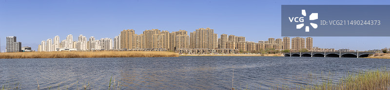 宁夏银川七十二莲湖春景图片素材