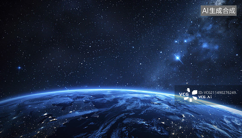 【AI数字艺术】太空背景图片素材