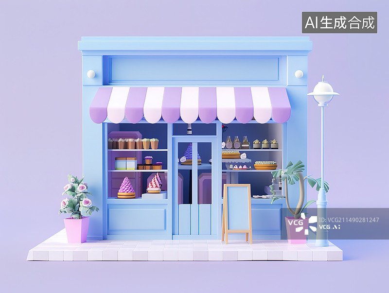 【AI数字艺术】建筑背景图片素材