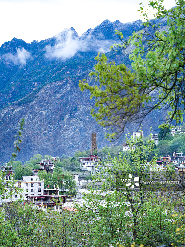 丹巴美人谷‖中路藏寨图片素材