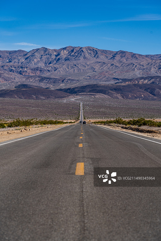 死亡谷公路图片素材