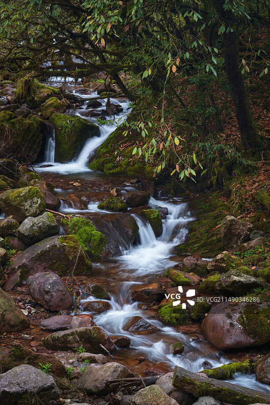 峨边黑竹沟风光图片素材